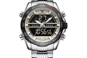Мужские наручные часы Naviforce 9195S Серебристый