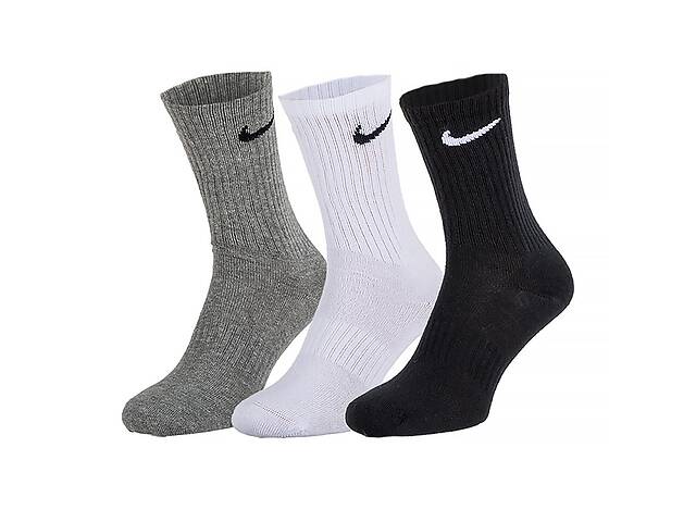 Мужские Носки Nike U NK EVERYDAY LTWT CREW 3PR Разноцветный 42-46 (7dSX7676-964 42-46)