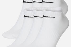 Мужские Носки Nike U NK EVERYDAY LTWT NS 6PR-BAND белый Уни 42-46 SX7679-100 42-46
