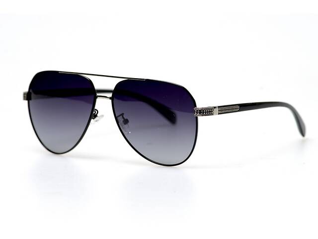 Мужские солнцезащитные очки SunGlasses с поляризацией 98165c2-M (o4ki-11291) Чёрный