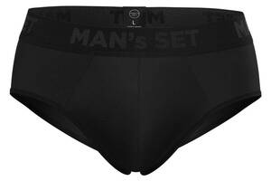 Мужские трусы брифы Anatomic Briefs 2.0 Black Series Micromodal черный MAN's SET S