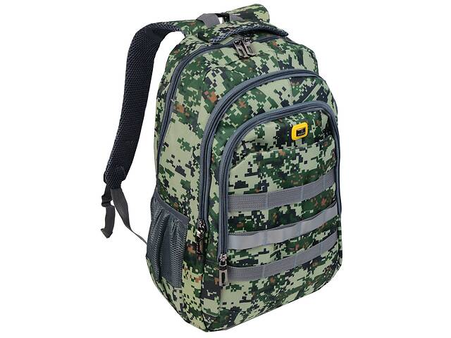 Рюкзак городской 22L Pasarora Sportbag зеленый пиксель