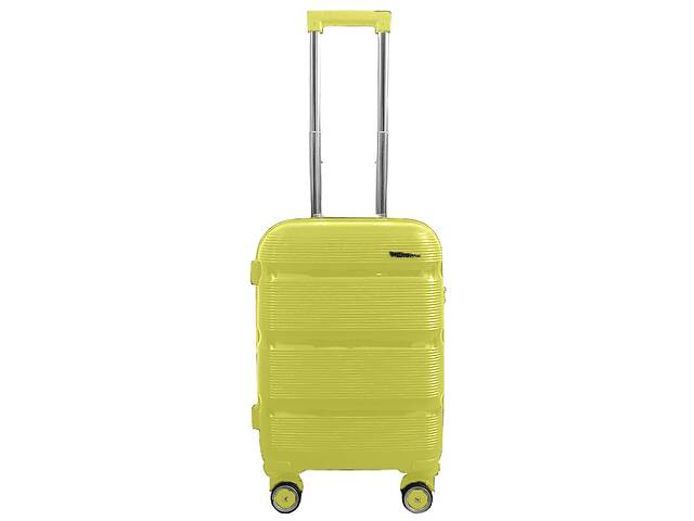 Мини чемодан под ручную кладь Milano bag 0307 полипропилен Желтый