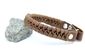 Набор браслетов из натуральной кожи Scappa One size Коричневый (2000000193700)