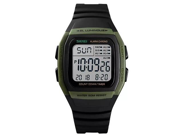 Наручные мужские часы Skmei 1278 Army Green (12354-hbr)