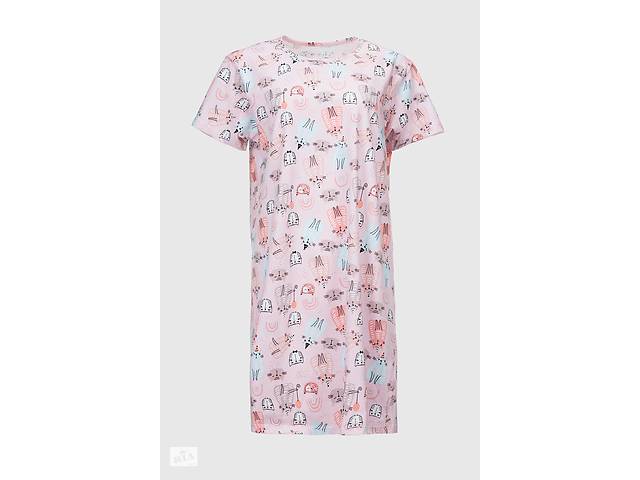Ночная рубашка Gofre LDK129/05/01 Cats S Розовый (2000902630174)