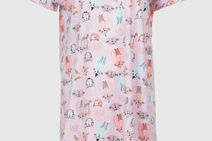 Ночная рубашка Gofre LDK129/05/01 Cats XL Розовый (2000990448736)