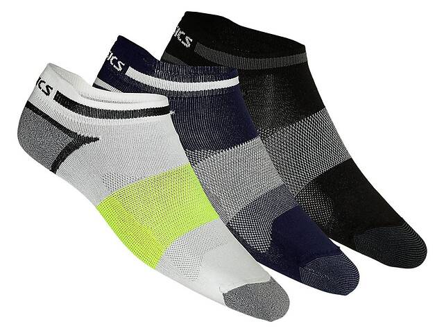 Носки Asics Lyte Sock 3-pack 35-38 Белый/Синий/Серый 123458-452