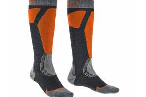 Носки Bridgedale Ski Easy On Gunmetal/Orange M (1053-710102.037.M)