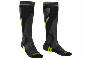 Носки Bridgedale Ski LW Black/Lime L (1053-710550.137.L)