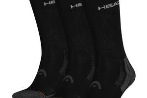 Носки Head Performance Crew 3-pack 35-38 black 741020001-200