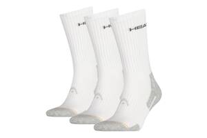 Носки Head Performance Crew 3-pack 35-38 white/gray 741020001-300