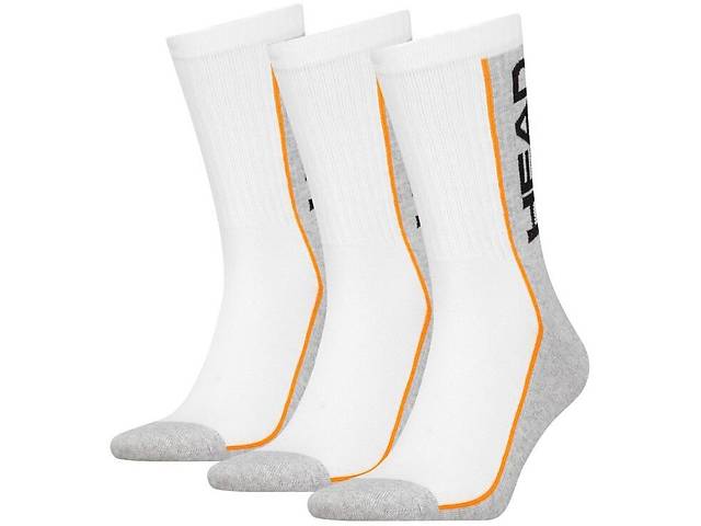 Носки Head Performance Crew 3-pack 35-38 white/gray 781011001-062