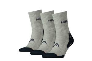 Носки Head Performance Short Crew 3-pack 35-38 gray/blue 741019001-650