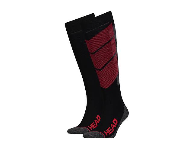 Носки Head Unisex Ski Graphic Kneehigh 2-pack black/red — 791005001-118 35-38