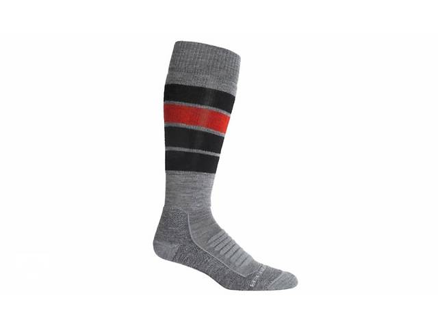 Носки Icebreaker Ski+ Medium OTC Heritage Stripe Gritstone M (1052-104 785 013 M)