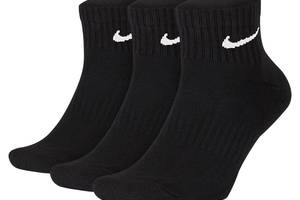 Носки Nike Everyday Cushion Ankle 3-pack 34-38 black SX7667-010