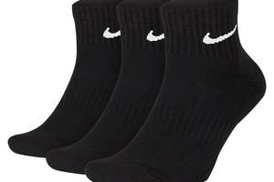 Носки Nike Everyday Cushion Ankle 3-pack 38-42 Black SX7667-010