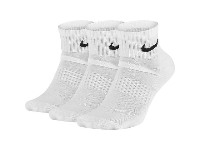 Носки Nike Everyday Cushion Ankle 3-pack 42-46 White SX7667-100