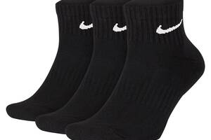 Носки Nike Everyday Cushion Ankle 3-pack 43-46 Black SX7667-010
