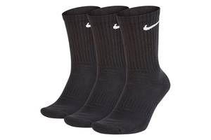 Носки Nike Everyday Cushion Crew 3-pack 34-38 black SX7664-010