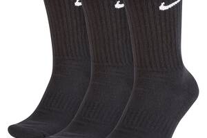 Носки Nike Everyday Cushion Crew 3-pack 34-38 Black SX7664-010