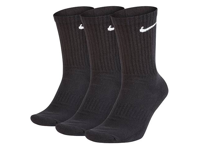 Носки Nike Everyday Cushion Crew 3-pack 34-38 Black SX7664-010