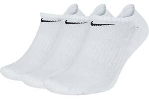 Носки Nike Everyday Cushion No Show 3-pack 34–38 white SX7673-100