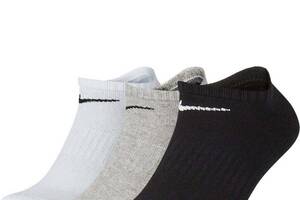 Носки Nike Everyday Cushioned 3-pack 34-38 black/white/gray SX7673-901