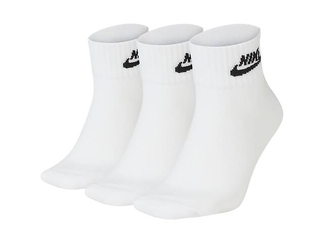 Носки Nike Everyday Essential Ankle 42-46 3 пары white (SK0110-101)
