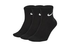 Носки Nike Everyday Lightweight Ankle 46-50 3 пары black (SX7677-010)