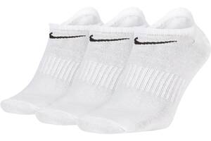 Носки Nike Everyday Lightweight No Show 3-pack 46-50 white SX7678-100