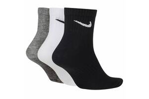 Носки Nike Everyday Ltwt Ankle 3-pack 38-42 black/gray/white SX7677-964