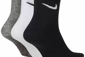 Носки Nike Everyday Ltwt Ankle 3-pack 38-42 black/gray/white SX7677-964