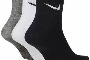 Носки Nike Everyday Ltwt Ankle 3-pack 42-46 black/gray/white SX7677-964