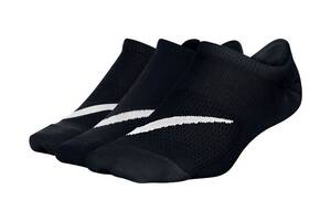 Носки Nike Everyday Ltwt Foot 3-pack 34-38 Black SX7824-010