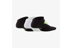 Носки Nike Everyday Ltwt Ns 3-pack 38-42 black/white/green SK0054-901