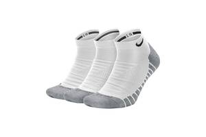 Носки Nike Everyday Max Cushioned No Show 3-pack white/gray 46-50 SX6964-100