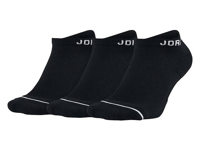 Носки Nike Jordan Jumpman No Show 3-pack black — SX5546-010 38-42