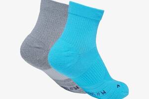 Носки Nike Multiplier Running Ankle 2-pack 34-38 gray/blue SX7556-923