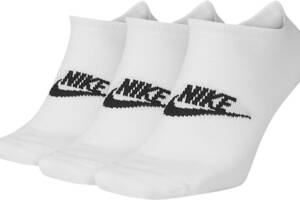 Носки Nike No Show Everyday Essential 3-pack 34-38 white SK0111-100