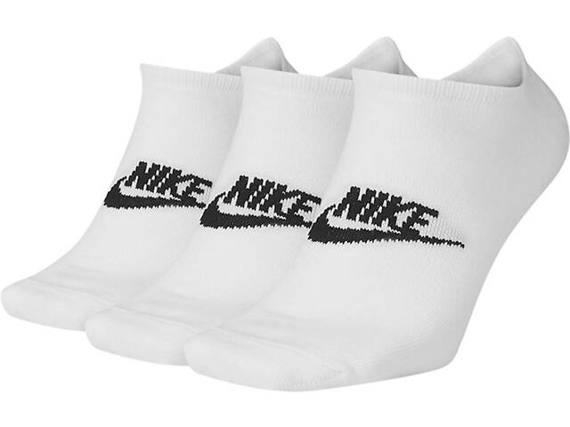 Носки Nike No Show Everyday Essential 3-pack 34-38 white SK0111-100