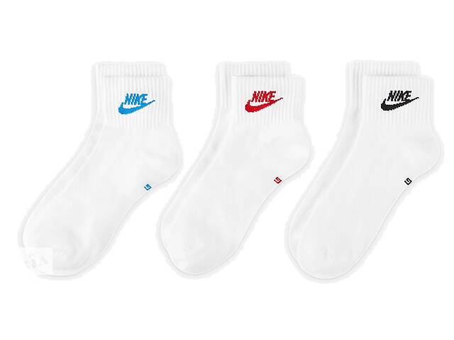 Носки Nike Nsw Everyday Essential An 3-pack 34-38 white/multicolor DX5074-911
