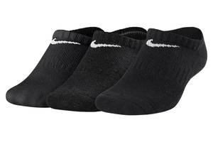 Носки Nike Performance Cushioned No-Show 3-pack 34-38 Черный SX6843-010