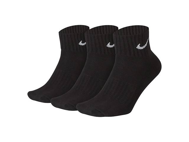 Носки Nike Value Cush Ankle 3-pack 34-38 Black SX4926-001
