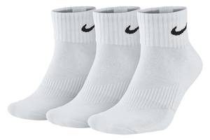 Носки Nike Value Cush Ankle 3-pack 38-42 white SX4926-101