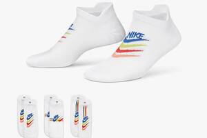 Носки Nike W NK EVERYDAY PLUS LTWT NS 3PR - DH5474-902 34-38 Белый