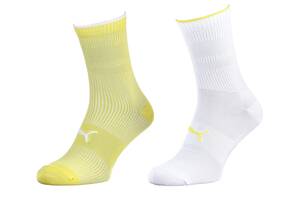 Носки Puma Sock Classic Women 2-pack 35-38 Yellow/White 103003001-013