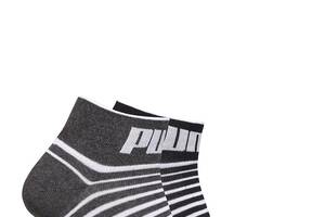 Носки Puma Unisex Sneaker 2-pack 39-42 Black/Grey/White 101002001-022