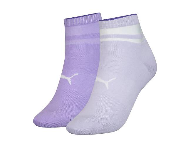 Носки Puma Women's Short Structure 2-pack 35-38 purple/light purple 103002001-012